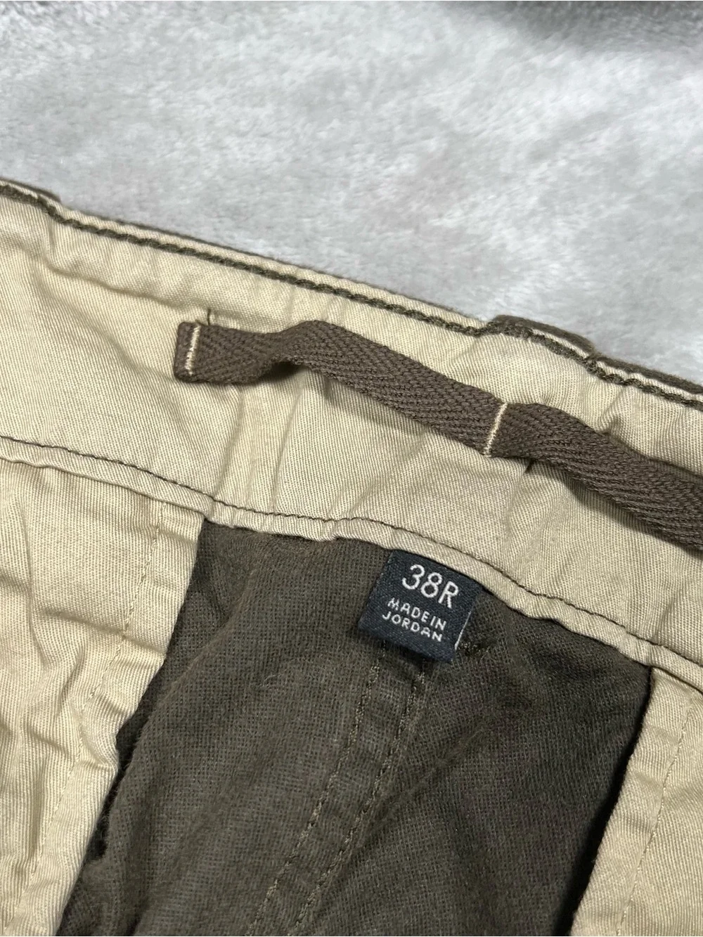 Banana Republic Moleskin Cargo Pants Mens 38x30 Brown Paratrooper Utility Y2K